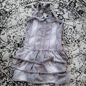 Pick 5 📦 Gray Wash Denim Dress Jumper 14 16